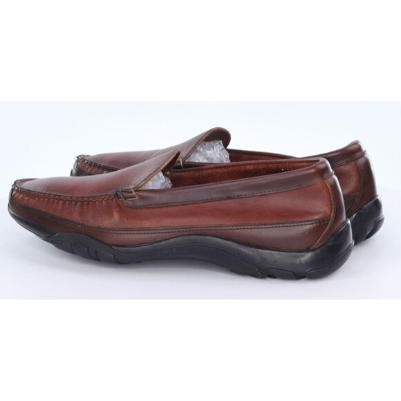 Allen Edmonds Boulder Men\'s Slip On Loafers Dress Shoes Size 9.5 D Leather Brown main image 5
